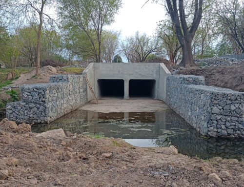 Construcción de desagüe pluvial urbano subterráneo